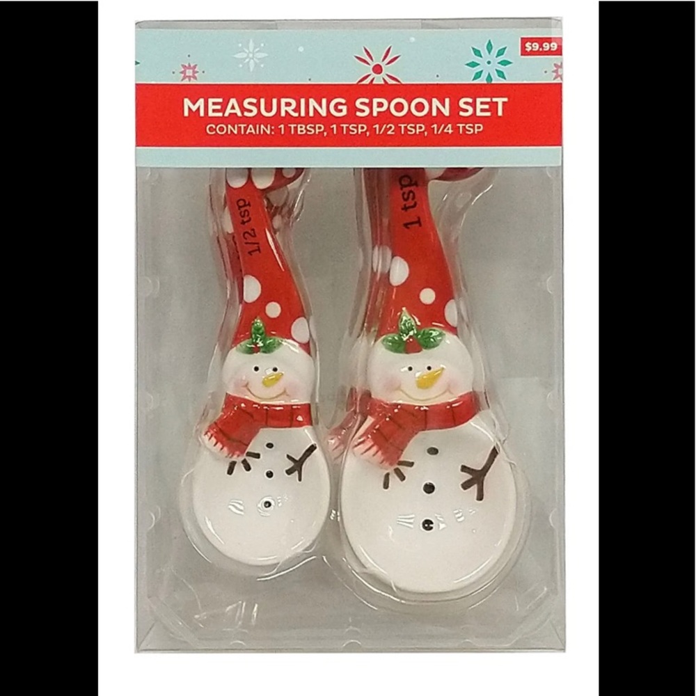 Holiday Snowmen Measuring Spoon Set